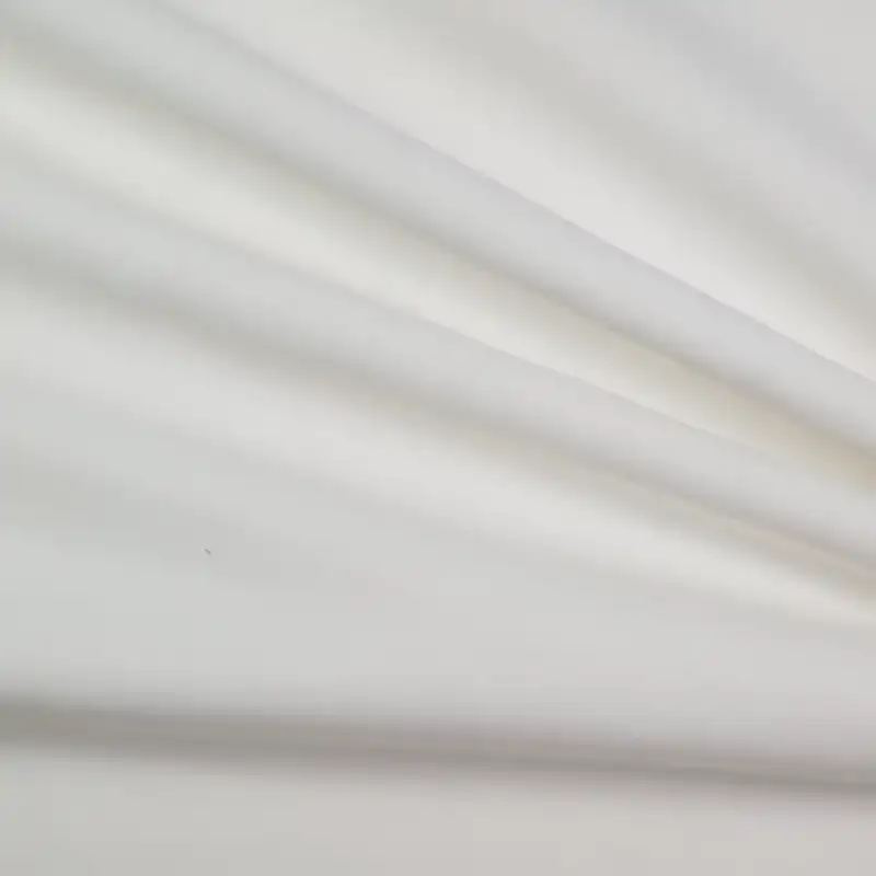 China Fabric for Shirt,Pants,Crop Top Four Stretch Polyester Woven Fabric Synthetic Woven Fabric Polyester white color buy from China wholesaler bulk order at wholesale price free worldwide shipping Alibaba