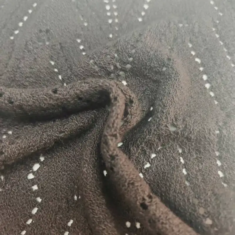 China Yarn for Open Cardigan (Sweater),Full-Zipper Cardigan (Sweater),Shirt Long Sleeve Button (Sweater) Semi-Worsted Spun Regular Yarn Cotton Recycled Polyester Brown color buy from China wholesaler bulk order at wholesale price free worldwide shipping Alibaba