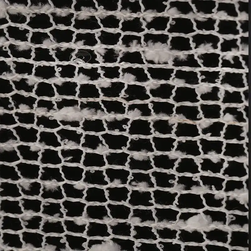 China Fabric for Shirt,Skirt Lace Knit Fabric Polyester Antique White color buy from China wholesaler bulk order at wholesale price free worldwide shipping Alibaba