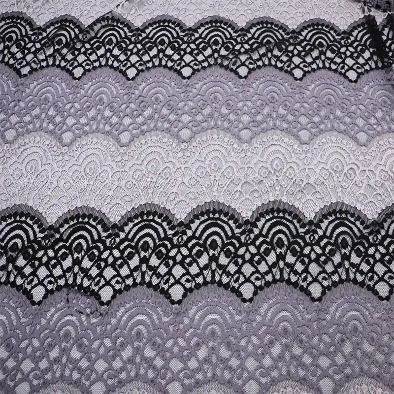 China Fabric for Shirt,Skirt Lace Knit Fabric Polyester Spandex Grey color buy from China wholesaler bulk order at wholesale price free worldwide shipping Alibaba