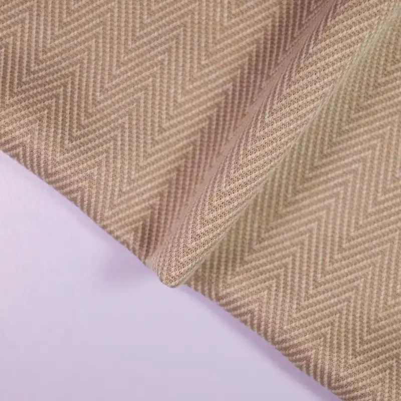 China Fabric for Suit Trouser,Blazer,Overcoat Yarn-dyed fabric Knit Fabric Polyester Rayon Wool Brown color buy from China wholesaler bulk order at wholesale price free worldwide shipping Alibaba