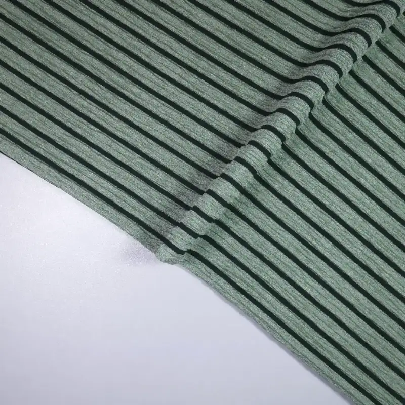 China Fabric for Shirt,Tank Top,Blouse,Crop Top Crepe Knit Fabric Polyester Spandex Green color buy from China wholesaler bulk order at wholesale price free worldwide shipping Alibaba