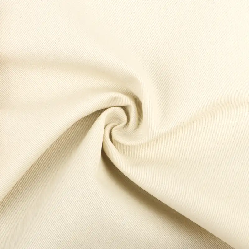 China Fabric for Pants,Jackets Cotton Twill Natural Woven Fabric Cotton cream color buy from China wholesaler bulk order at wholesale price free worldwide shipping Alibaba