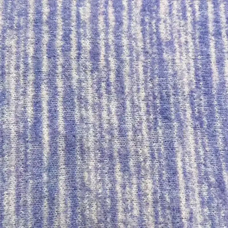 China Yarn for Ladies Vest (Sweater),Men’s Vest (Sweater),Open Cardigan (Sweater),Full-Zipper Cardigan (Sweater),Half-Zipper Cardigan (Sweater),Shirt Long Sleeve Button (Sweater),Crew Neck Pullover (Sweater),Crop Top Pullover (Sweater),T-shirt (Sweater) Boucle Yarn Fancy Yarn Wool Acrylic Recycled Polyester Polyester Elastane purple color buy from China wholesaler bulk order at wholesale price free worldwide shipping Alibaba