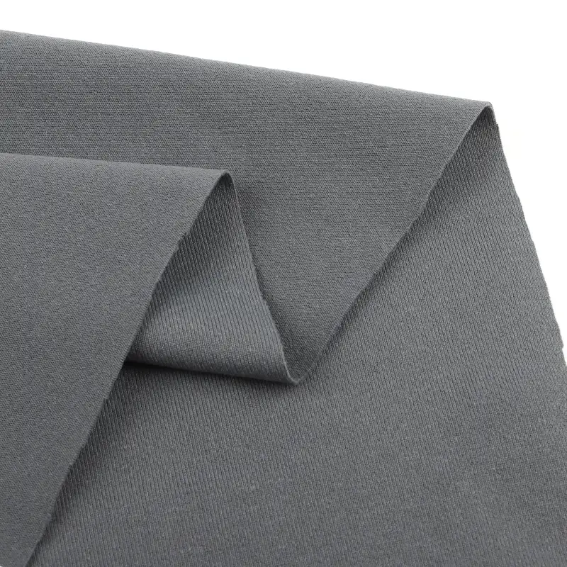 China Fabric for T-Shirt Single Jersey Knit Fabric Polyester Spandex Charcoal color buy from China wholesaler bulk order at wholesale price free worldwide shipping Alibaba