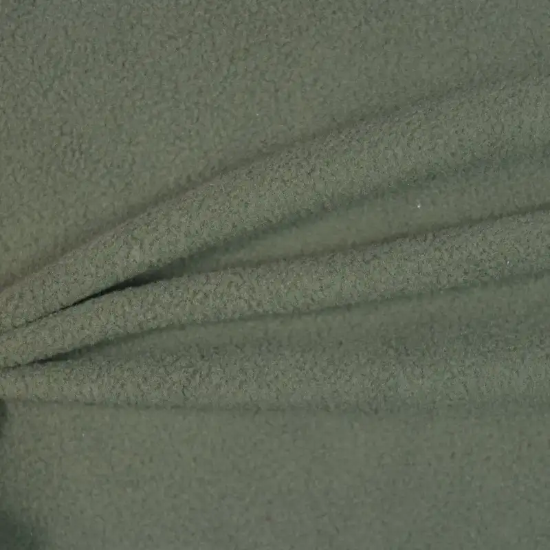 China Fabric for Jackets,Hoodie,Trench Coat,Hoodie  (Sweater) Polar Fleece Knit Fabric Polyester olive green color buy from China wholesaler bulk order at wholesale price free worldwide shipping Alibaba