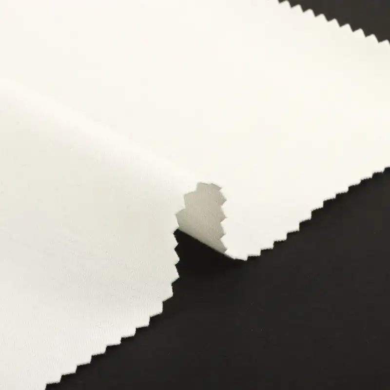 China Fabric for Sweatshirt,Tracksuits Ponte Roma Knit Fabric Polyester Cotton Nylon Spandex WHITE color buy from China wholesaler bulk order at wholesale price free worldwide shipping Alibaba