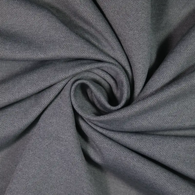 China Fabric for Jackets,Hoodie Pique Knit Fabric Polyester Spandex dark gray color buy from China wholesaler bulk order at wholesale price free worldwide shipping Alibaba