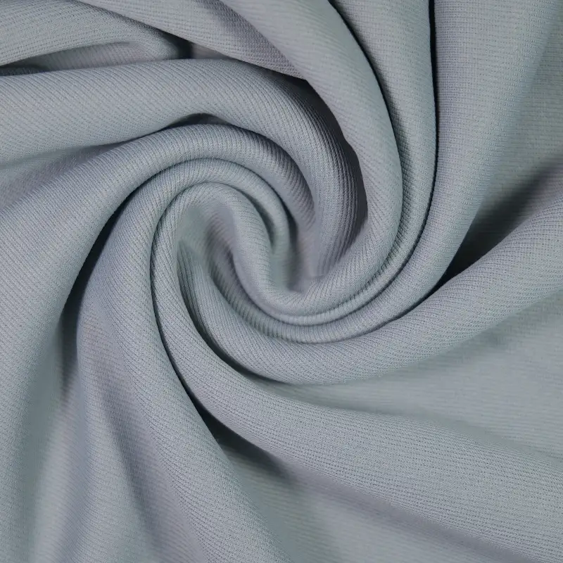 China Fabric for T-Shirt,Polo Shirt Pique Knit Fabric Polyester gray color buy from China wholesaler bulk order at wholesale price free worldwide shipping Alibaba