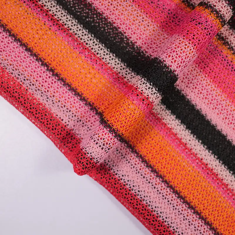 China Fabric for Shirt,T-Shirt,Strap Midi Dress,Tank Midi Dress Mesh Knit Fabric Polyester printing color buy from China wholesaler bulk order at wholesale price free worldwide shipping Alibaba