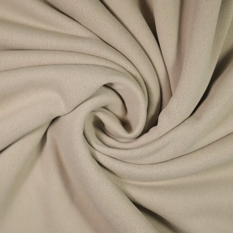 China Fabric for T-Shirt,Skirt,Shorts,Strap Midi Dress French Terry Knit Fabric Polyester beige color buy from China wholesaler bulk order at wholesale price free worldwide shipping Alibaba