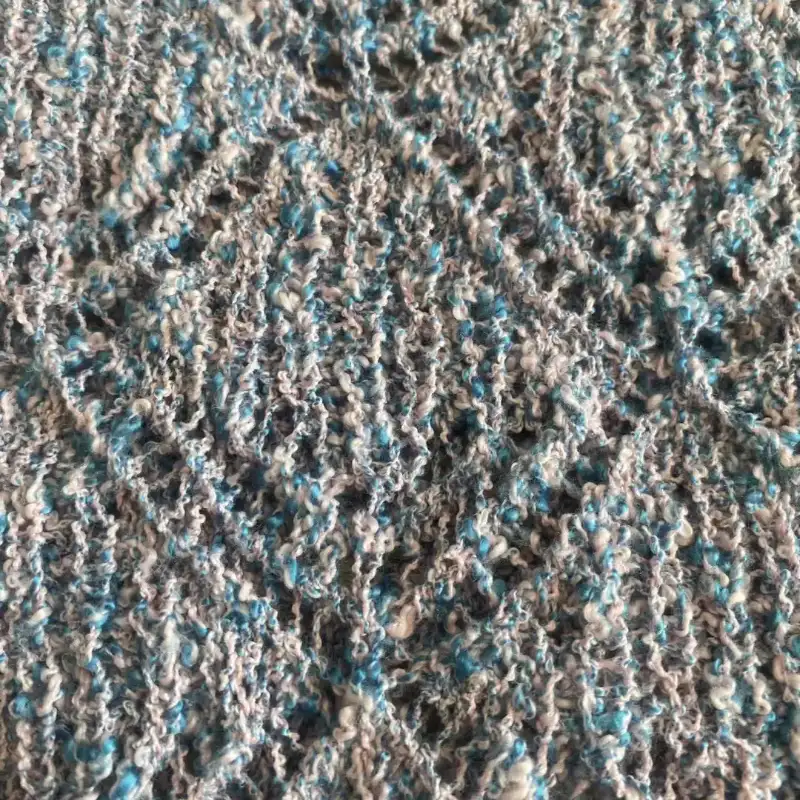 China Yarn for Open Cardigan (Sweater) Boucle Yarn Fancy Yarn Polyester Recycled Polyester PURPLE color buy from China wholesaler bulk order at wholesale price free worldwide shipping Alibaba