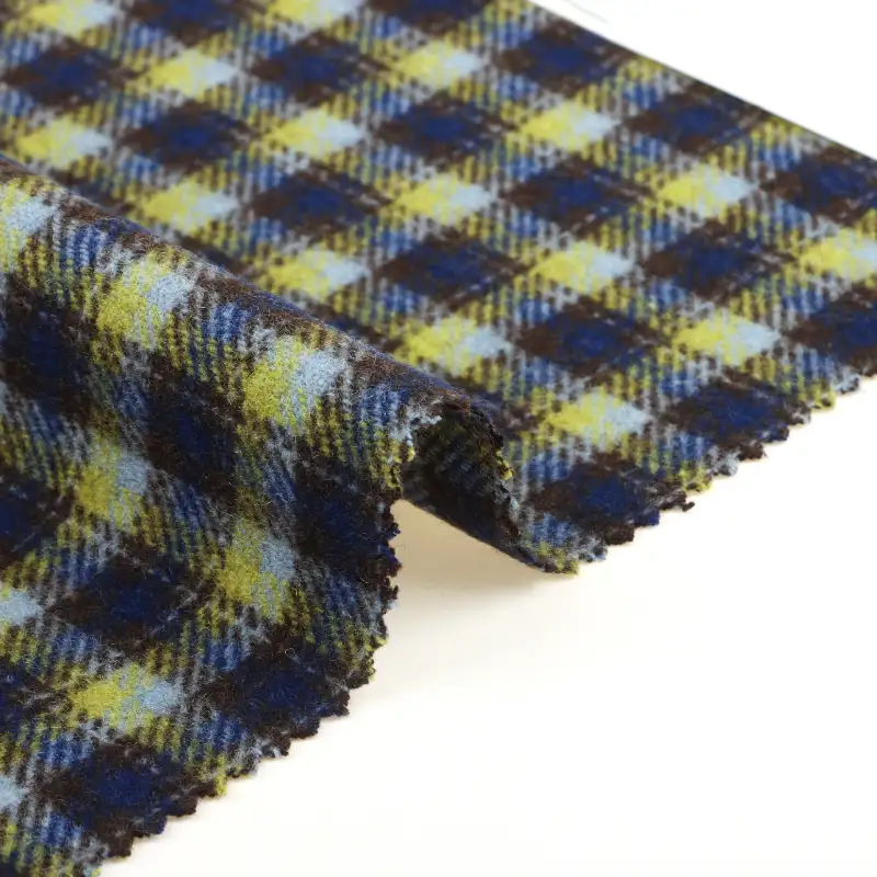 China Fabric for Blazer,Skirt,Overcoat Woolen Twill Woolen Other Wool Check color buy from China wholesaler bulk order at wholesale price free worldwide shipping Alibaba