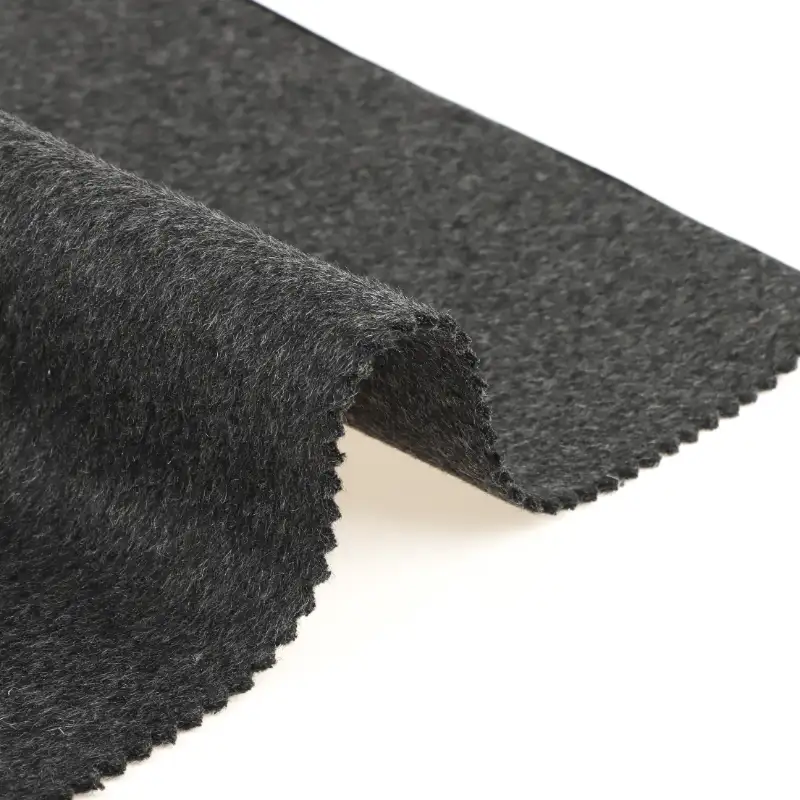 China Fabric for Skirt,Overcoat Woolen Overcoat Woolen Wool Polyester Other Charcoal color buy from China wholesaler bulk order at wholesale price free worldwide shipping Alibaba