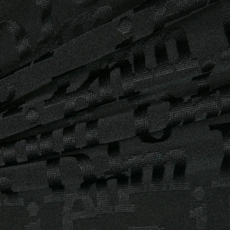 China Fabric for T-Shirt,Skirt,Shorts,Strap Midi Dress Jacquard Knit Fabric Polyester Spandex black color buy from China wholesaler bulk order at wholesale price free worldwide shipping Alibaba