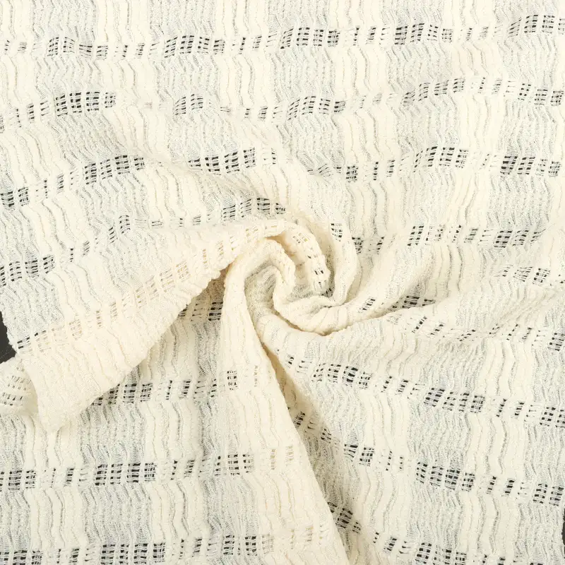 China Fabric for Skirt,Shirt Long Sleeve Button (Sweater),Dresses (Pullover) (Sweater) Jacquard Knit Fabric Polyester Spandex yellow color buy from China wholesaler bulk order at wholesale price free worldwide shipping Alibaba