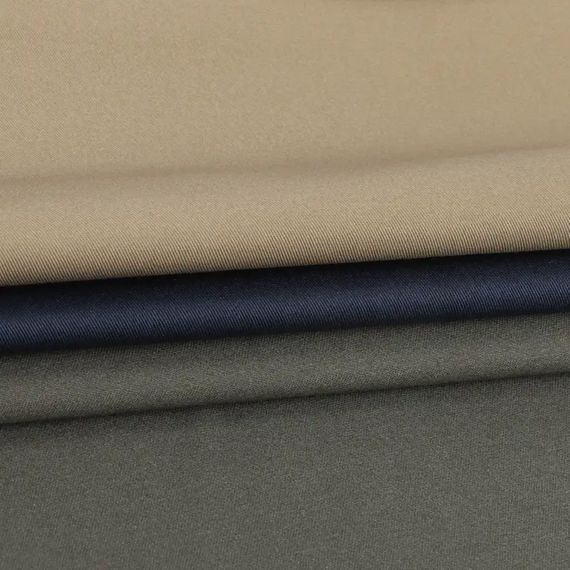 China Fabric for Pants,Jackets,Skirt,Trench Coat Cotton Twill Natural Woven Fabric Cotton Grey Blue Camel color buy from China wholesaler bulk order at wholesale price free worldwide shipping Alibaba