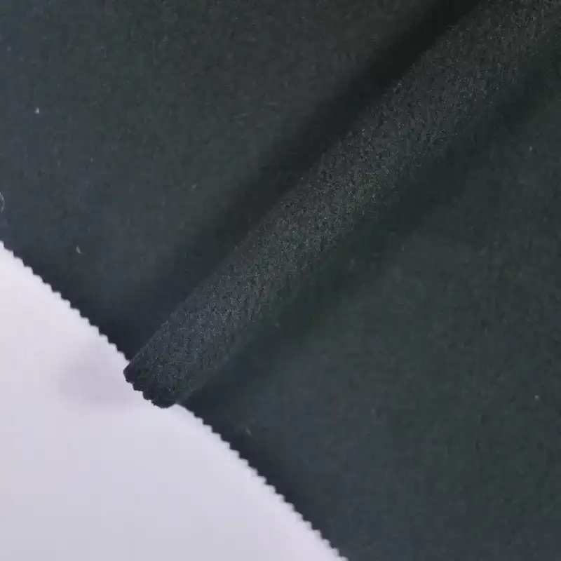 China Fabric for Hoodie,Trench Coat,Hoodie  (Sweater),Kids Doll Collar A-Line Short Coat Polar Fleece Knit Fabric Polyester black color buy from China wholesaler bulk order at wholesale price free worldwide shipping Alibaba