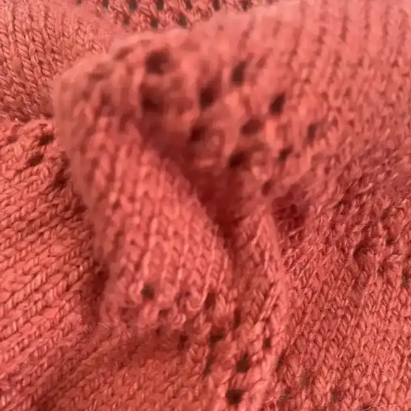 China Yarn for Open Cardigan (Sweater) Woollen Spun Regular Yarn BCI Cotton Recycled Viscose Nylon RED color buy from China wholesaler bulk order at wholesale price free worldwide shipping Alibaba