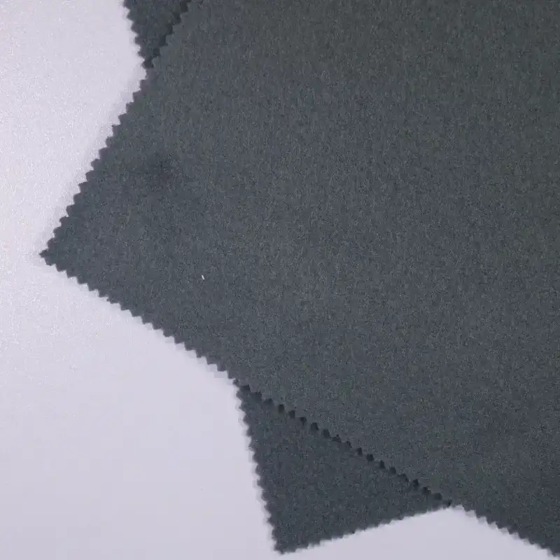 China Fabric for Hoodie,Trench Coat,Hoodie  (Sweater),Kids Casual Trousers Polar Fleece Knit Fabric Polyester gray color buy from China wholesaler bulk order at wholesale price free worldwide shipping Alibaba