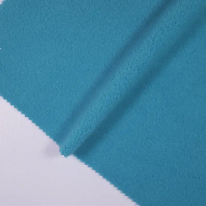 China Fabric for Jackets,Hoodie,Trench Coat Polar Fleece Knit Fabric Polyester blue color buy from China wholesaler bulk order at wholesale price free worldwide shipping Alibaba