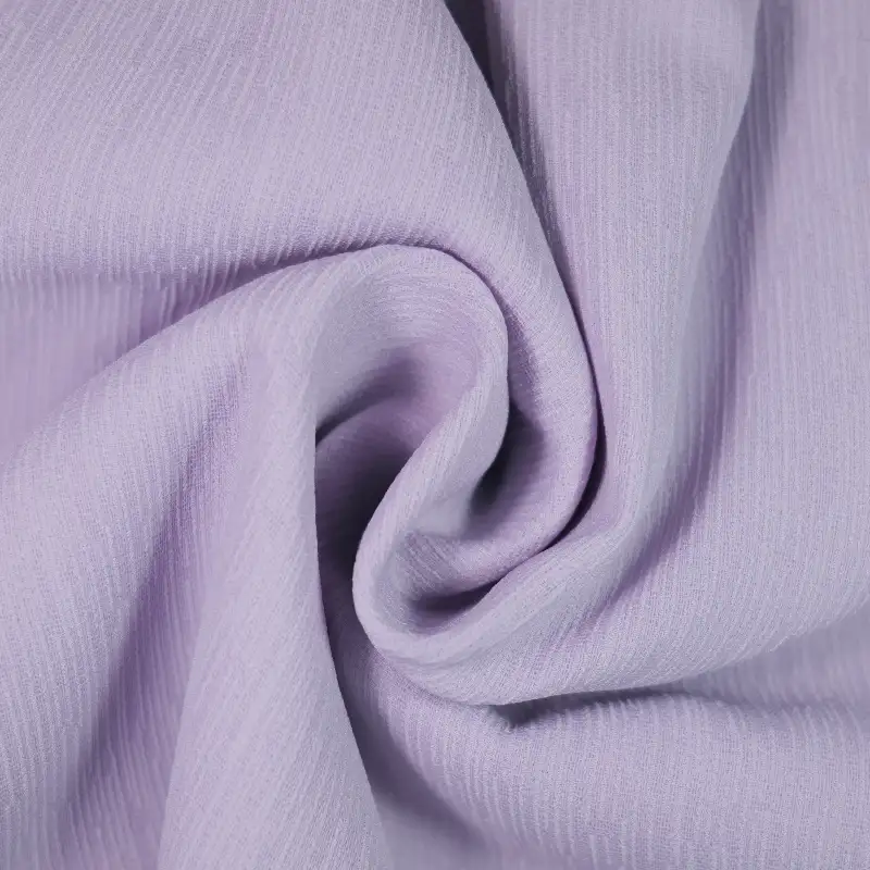 China Fabric for Shirt,Skirt,Ruffle Shirt Dress,Bow Tie Short Sleeve Dress Two-way Stretch Woven Blended Fabric Tencel Polyester purple color buy from China wholesaler bulk order at wholesale price free worldwide shipping Alibaba