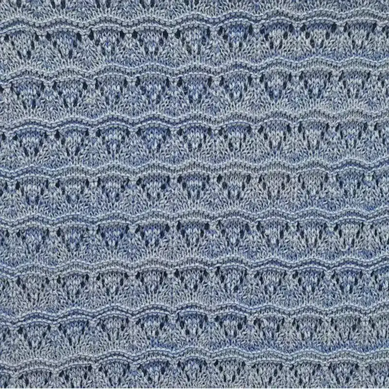 China Yarn for Ladies Vest (Sweater),Roll Neck Jumper (Sweater) Flat Tape Yarn Fancy Yarn BCI Cotton Recycled Polyester Lurex Blue color buy from China wholesaler bulk order at wholesale price free worldwide shipping Alibaba