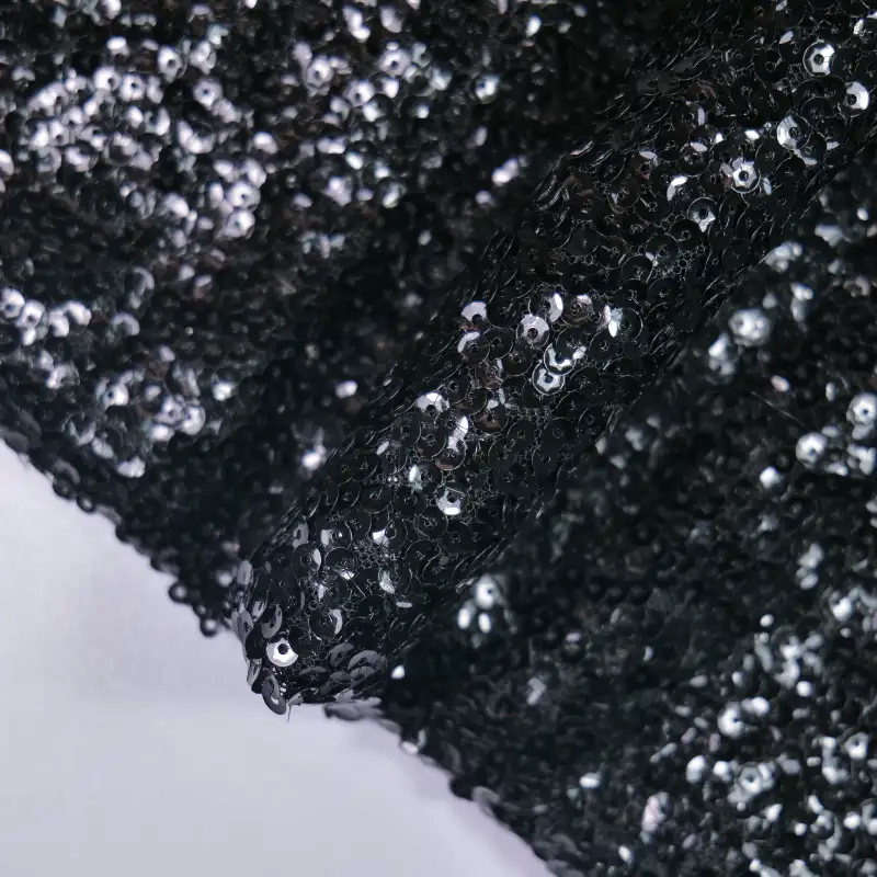 China Fabric for Skirt,Kids Puff Sleeve Tier Dress,Kids Long Strappy Cake Dress,Kids Strapless Transparent Tulle Skirt Sequined Mesh Fabric Knit Fabric Polyester black color buy from China wholesaler bulk order at wholesale price free worldwide shipping Alibaba