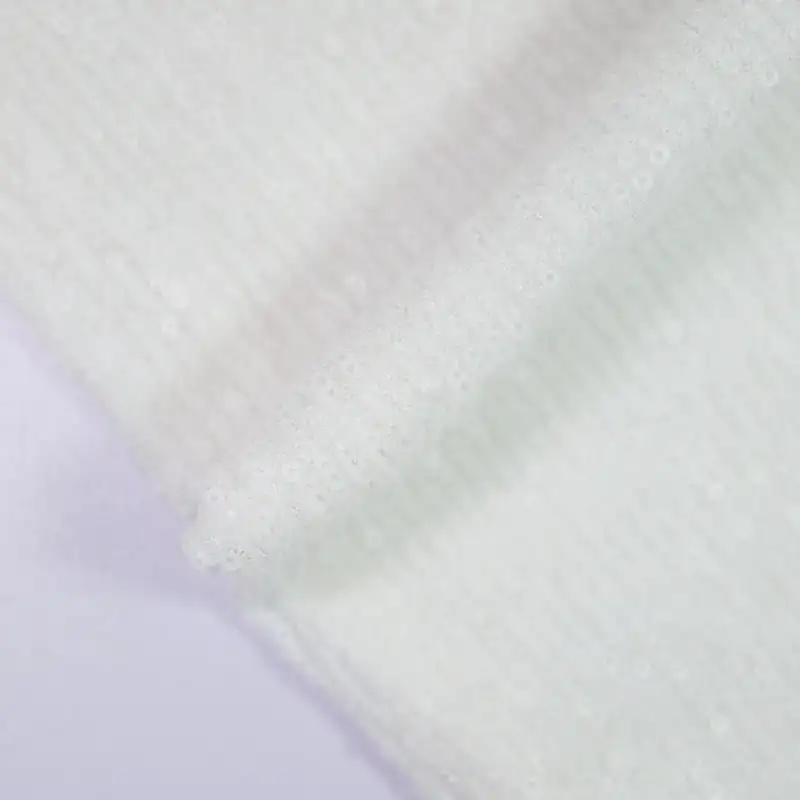 China Fabric for Skirt,Kids Sleeveless Tutu Dress Sequined Mesh Fabric Knit Fabric Polyester Spandex white color buy from China wholesaler bulk order at wholesale price free worldwide shipping Alibaba