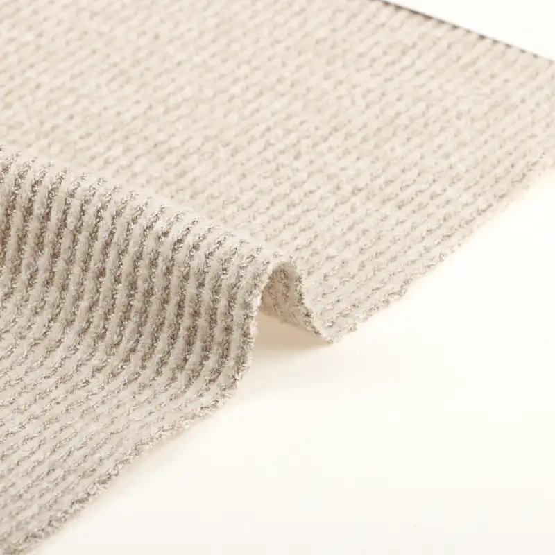 China Fabric for T-Shirt,Shirt Long Sleeve Zipper (Sweater),Crop Top Pullover (Sweater) Waffle Knit Fabric Polyester Spandex yellow color buy from China wholesaler bulk order at wholesale price free worldwide shipping Alibaba