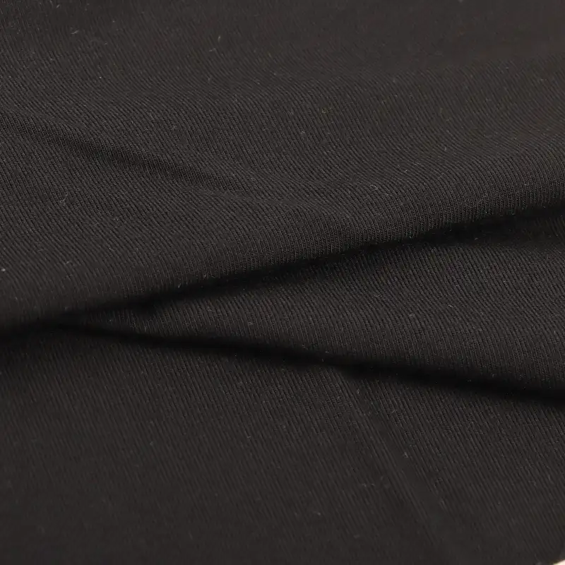 China Fabric for T-shirt (Sweater),Loungewear,Strap Midi Dress Single Jersey Knit Fabric Modal Spandex BLACK color buy from China wholesaler bulk order at wholesale price free worldwide shipping Alibaba