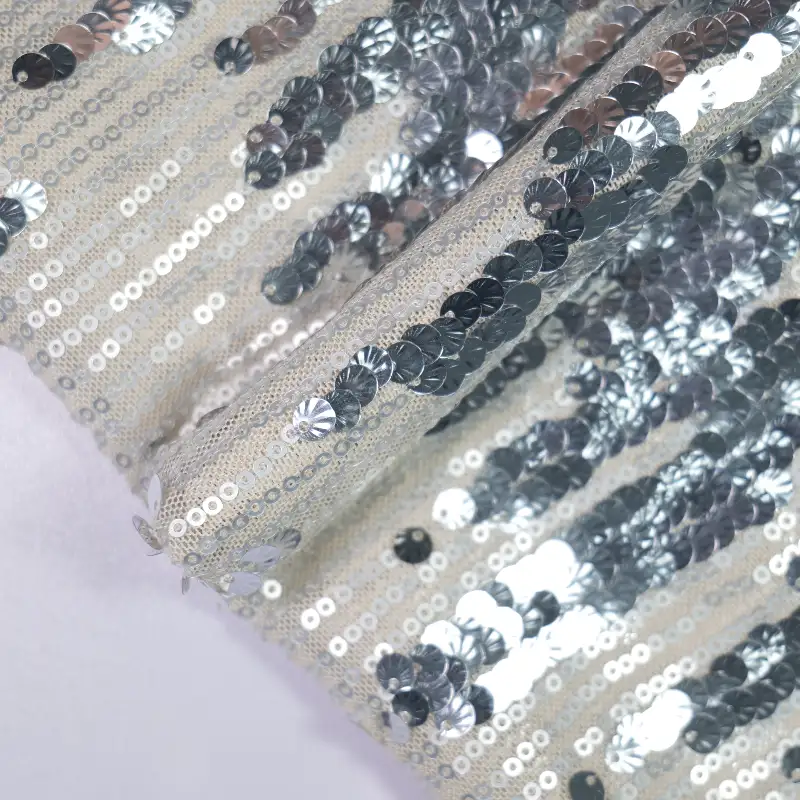 China Fabric for Skirt,Ladies Belt Buckle Cargo A-Line Skirt,Ladies Long Ruffle A-Line Skirt,Kids Sleeveless Tutu Dress,Puff Sleeve Ruched Dress,Puffball Strappy Dress Sequined Mesh Fabric Knit Fabric Polyester navy color buy from China wholesaler bulk order at wholesale price free worldwide shipping Alibaba