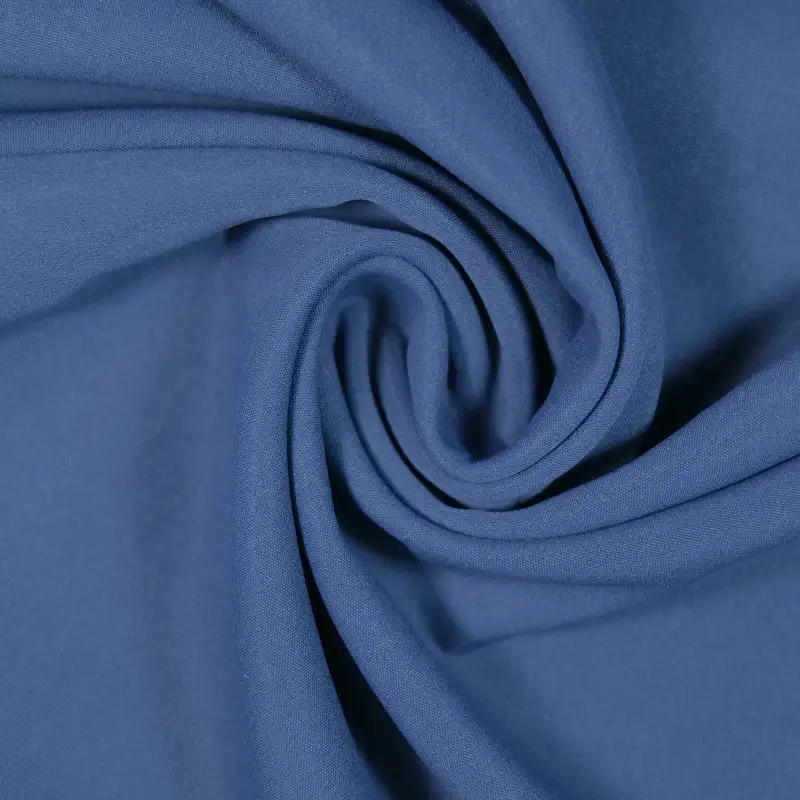 China Fabric for Shirt,Skirt,Ruffle Shirt Dress Cotton/Rayon Plain Woven Blended Fabric Bamboo Nylon Linen Cotton Spandex blue color buy from China wholesaler bulk order at wholesale price free worldwide shipping Alibaba