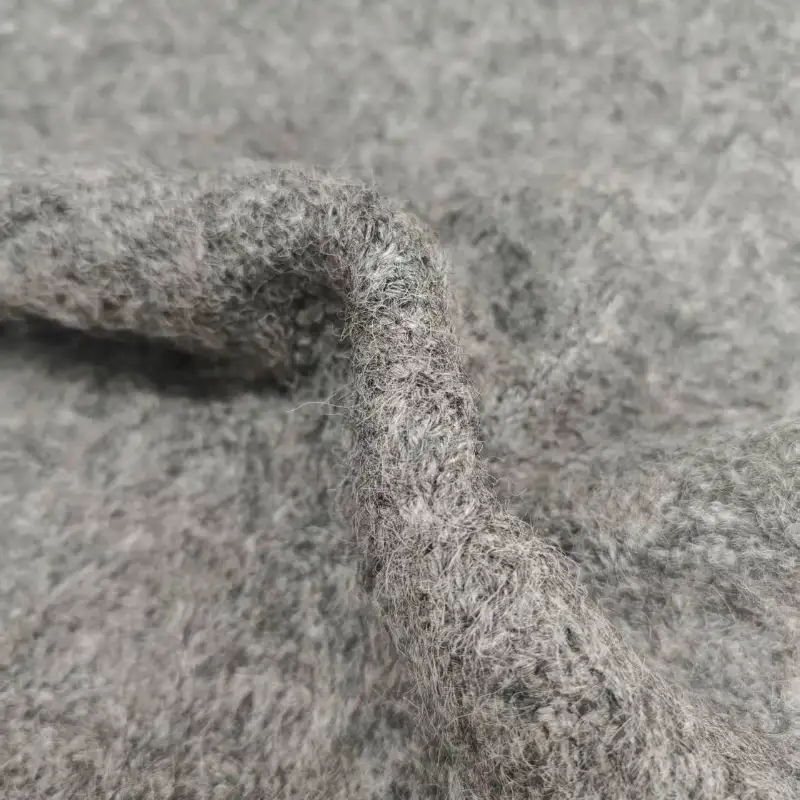 China Yarn for Open Cardigan (Sweater),Full-Zipper Cardigan (Sweater),Half-Zipper Cardigan (Sweater) Mossy Yarn Fancy Yarn Recycled Polyester Recycled Nylon RWS Wool Spandex Gray color buy from China wholesaler bulk order at wholesale price free worldwide shipping Alibaba