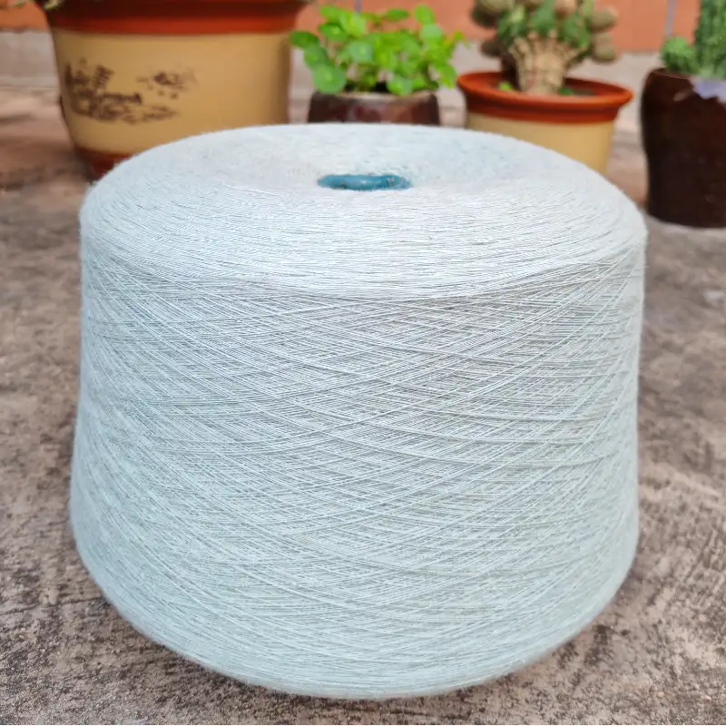 China Yarn for Ladies Vest (Sweater),Skirt (Sweater) Ring Spun Regular Yarn Acrylic Recycled Polyester green color buy from China wholesaler bulk order at wholesale price free worldwide shipping Alibaba