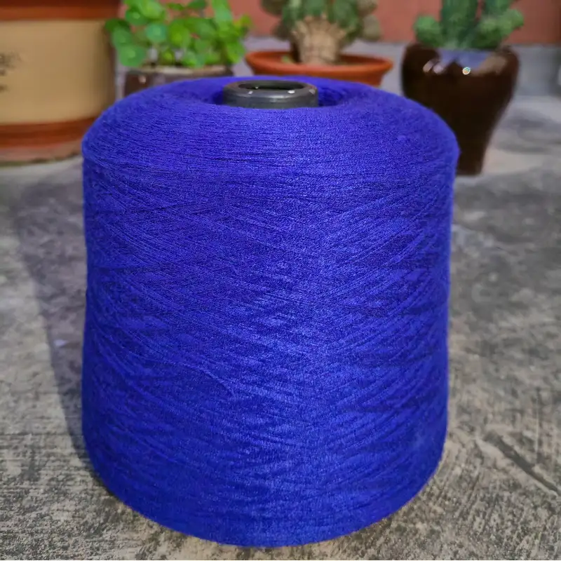 China Yarn for Ladies Vest (Sweater),Skirt (Sweater) Core Spun Yarn Regular Yarn Viscose Polyester Nylon blue color buy from China wholesaler bulk order at wholesale price free worldwide shipping Alibaba