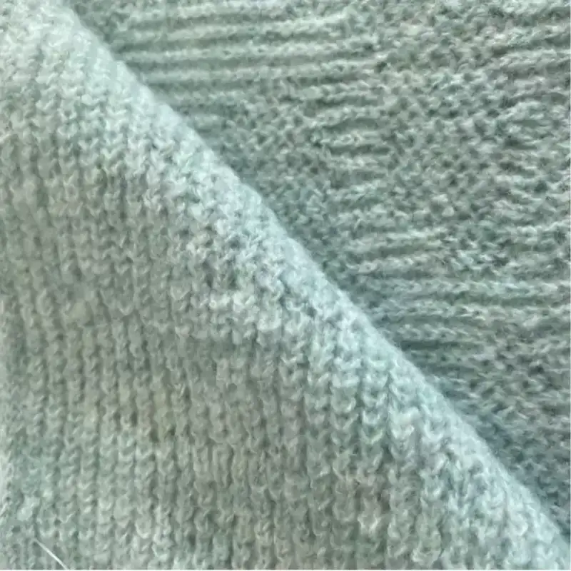 China Yarn for Open Cardigan (Sweater) Mossy Yarn Fancy Yarn Recycled Polyester Acrylic Wool Nylon Elastane GREEN color buy from China wholesaler bulk order at wholesale price free worldwide shipping Alibaba