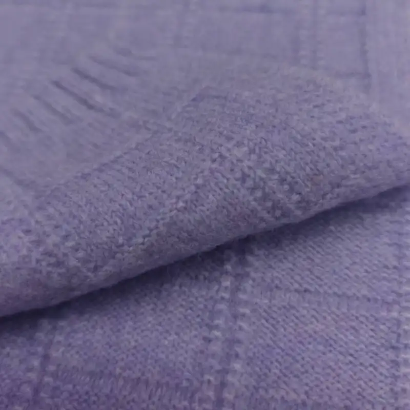 China Yarn for Open Cardigan (Sweater),Full-Zipper Cardigan (Sweater),Half-Zipper Cardigan (Sweater),Shirt Long Sleeve Zipper (Sweater) Mossy Yarn Fancy Yarn Recycled Polyester Acrylic Wool Spandex purple color buy from China wholesaler bulk order at wholesale price free worldwide shipping Alibaba