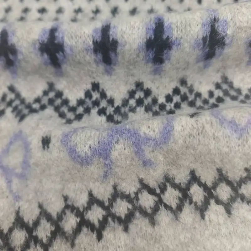 China Yarn for Open Cardigan (Sweater),Crew Neck Pullover (Sweater),Loungewear,Waist coat Mossy Yarn Fancy Yarn Acrylic Polyester Spandex 兰白混色 color buy from China wholesaler bulk order at wholesale price free worldwide shipping Alibaba