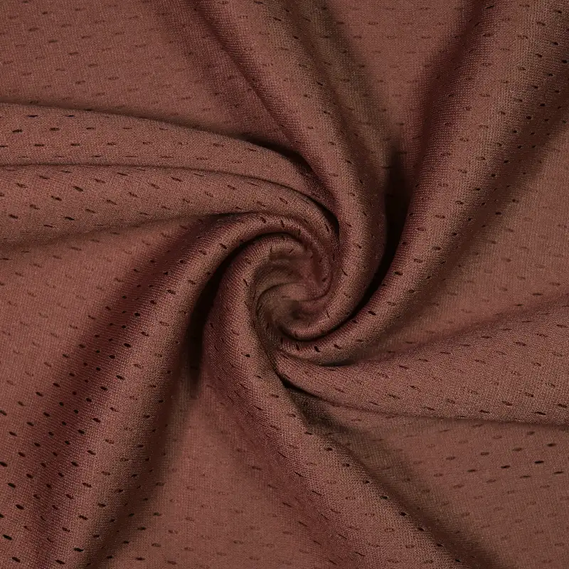 China Fabric for T-Shirt,Skirt,Shorts Mesh Knit Fabric Polyester coffee color buy from China wholesaler bulk order at wholesale price free worldwide shipping Alibaba