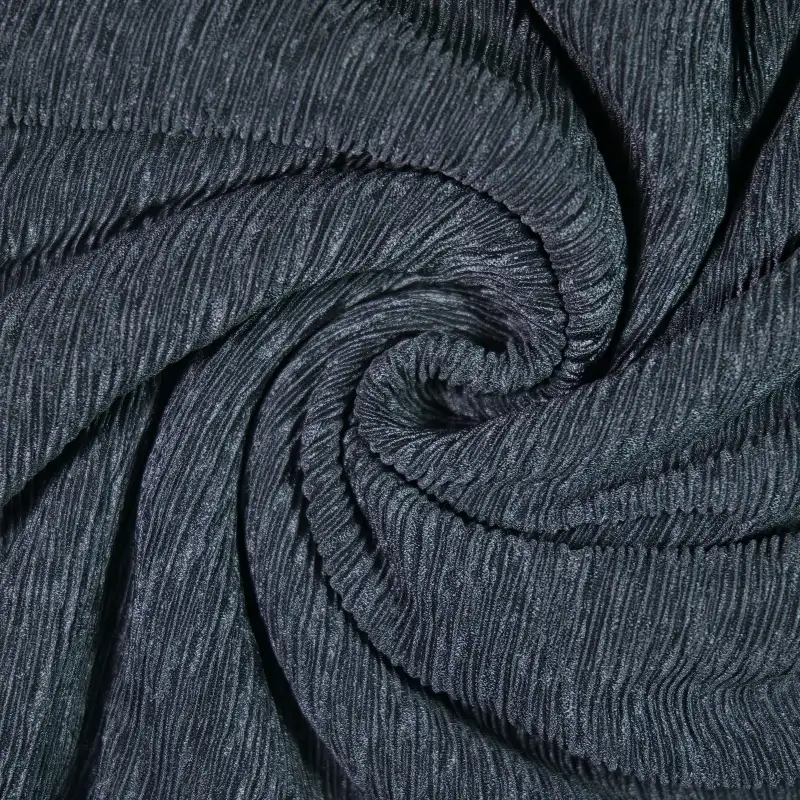 China Fabric for Shirt,T-Shirt,Gathered Strappy Mini Dress Crepe Knit Fabric Polyester grey color buy from China wholesaler bulk order at wholesale price free worldwide shipping Alibaba