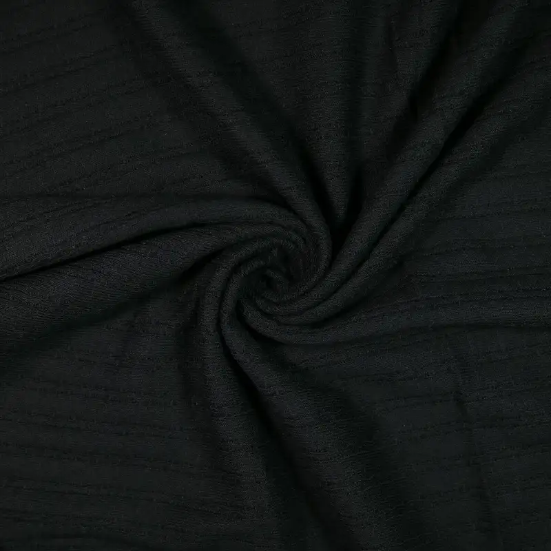 China Fabric for T-Shirt,Skirt,Strap Midi Dress Jacquard Knit Fabric Cotton Polyester Spandex balck color buy from China wholesaler bulk order at wholesale price free worldwide shipping Alibaba