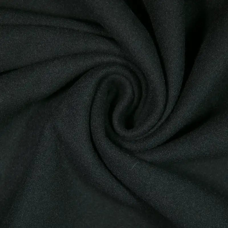 China Fabric for Jackets,Trench Coat,Overcoat Interlock Knit Fabric Polyester black color buy from China wholesaler bulk order at wholesale price free worldwide shipping Alibaba