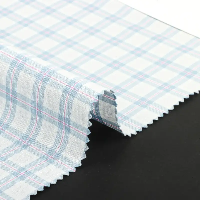 China Fabric for Shirt,Blouse,Skirt,Shorts Yarn Dyed Check Natural Woven Fabric Cotton check color buy from China wholesaler bulk order at wholesale price free worldwide shipping Alibaba