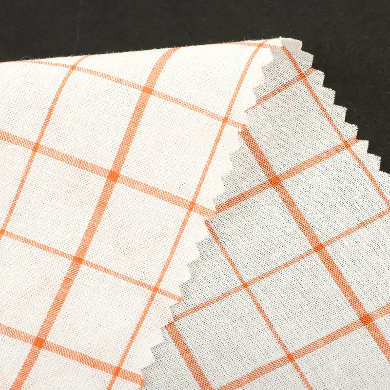 China Fabric for Shirt,Blouse,Skirt,Shorts Yarn Dyed Check Natural Woven Fabric Cotton check color buy from China wholesaler bulk order at wholesale price free worldwide shipping Alibaba