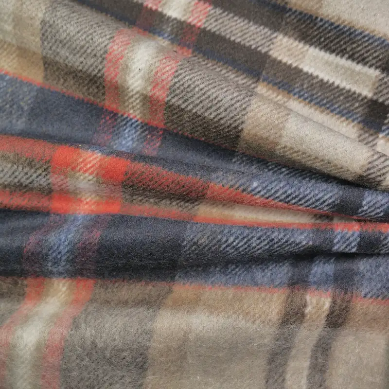 China Fabric for Jackets,Skirt,Overcoat,Uniform Yarn Dyed Check Synthetic Woven Fabric Polyester brown color buy from China wholesaler bulk order at wholesale price free worldwide shipping Alibaba