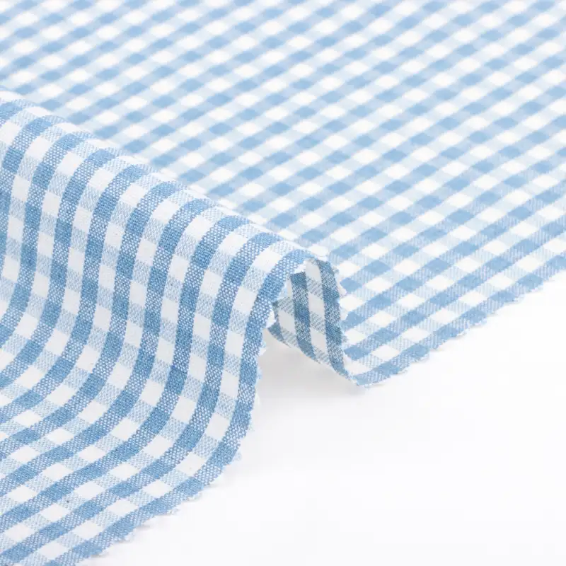 China Fabric for Shirt,Blouse,Skirt,Shorts Cotton Plain Natural Woven Fabric Cotton Check color buy from China wholesaler bulk order at wholesale price free worldwide shipping Alibaba