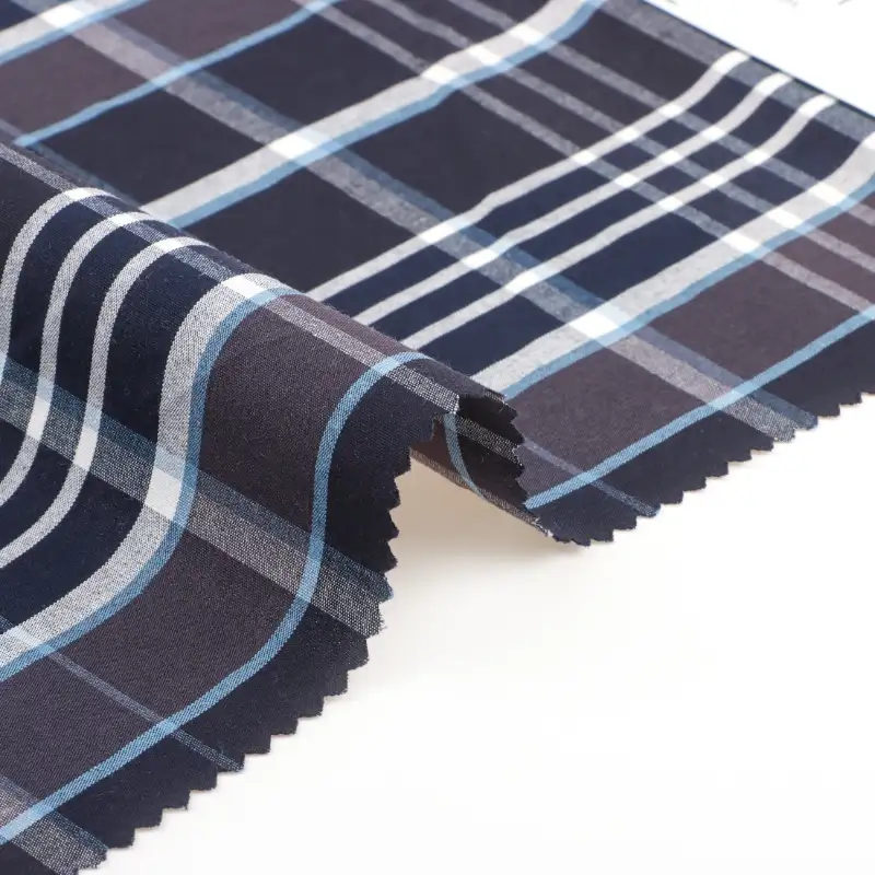 China Fabric for Shirt,Blouse,Skirt,Shorts Yarn Dyed Check Natural Woven Fabric Cotton Check color buy from China wholesaler bulk order at wholesale price free worldwide shipping Alibaba