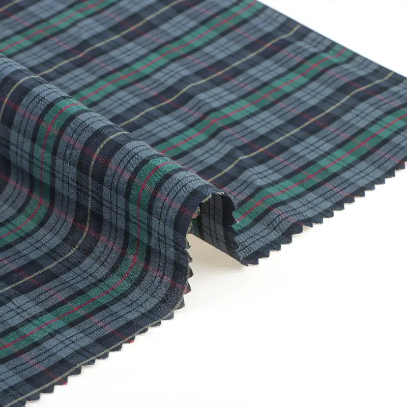 China Fabric for Shirt,Blouse,Skirt,Shorts TC Yarn Dye Woven Blended Fabric Polyester Cotton Check color buy from China wholesaler bulk order at wholesale price free worldwide shipping Alibaba
