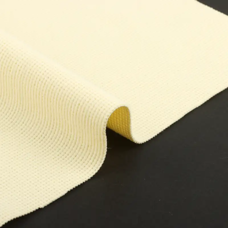 China Fabric for T-Shirt,Shirt Long Sleeve Zipper (Sweater),Crop Top Pullover (Sweater) Waffle Knit Fabric Polyester Spandex yellow color buy from China wholesaler bulk order at wholesale price free worldwide shipping Alibaba